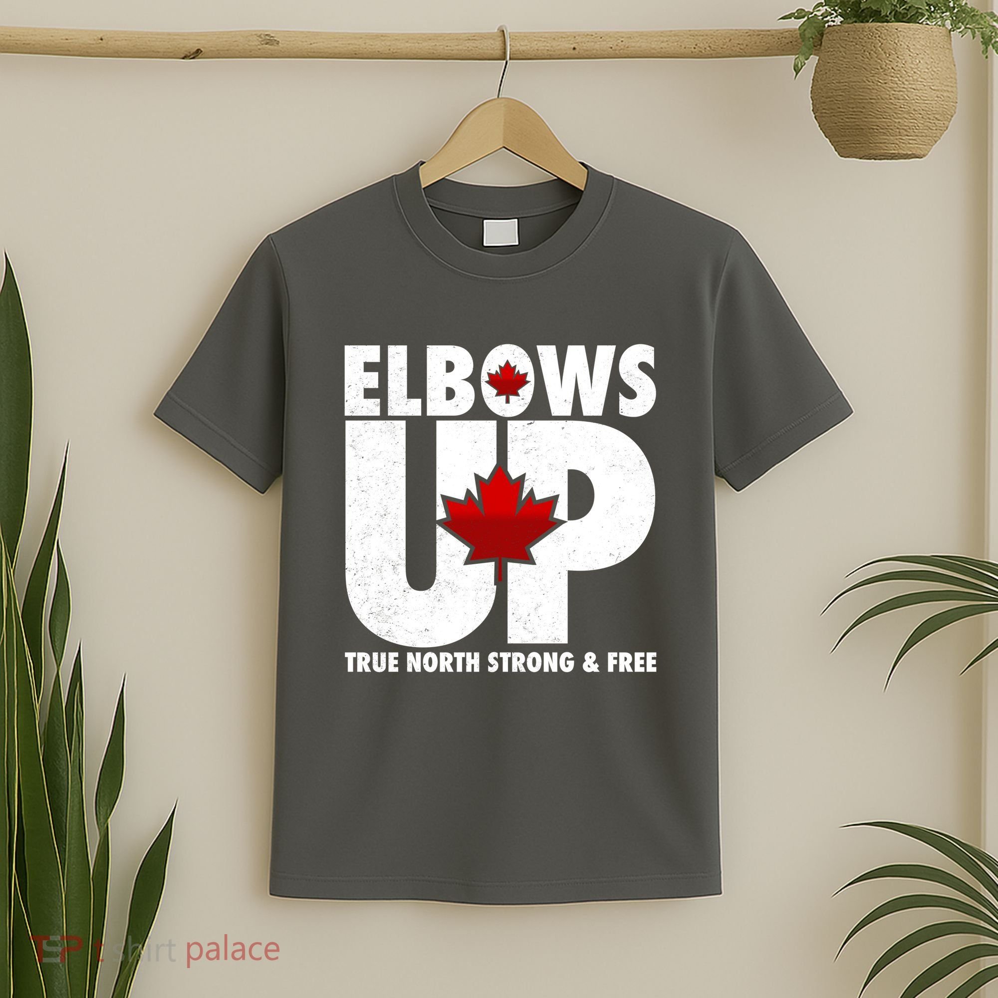 Elbows Up Canada True North Strong and Free T-Shirt