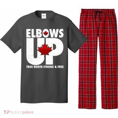 Elbows Up Canada True North Strong and Free Pajama Set