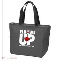 Elbows Up Canada True North Strong and Free Tote Bag thumb 3