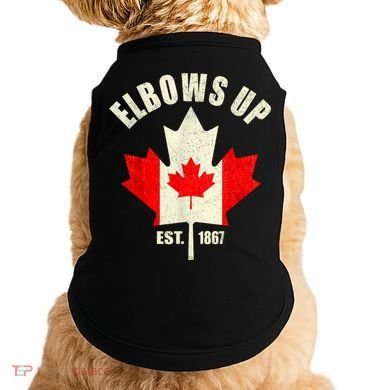 Elbows Up Canada Est 1867 Proud Canadian Strong Canada Doggie Tank