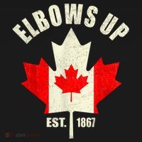 Elbows Up Canada Est 1867 Proud Canadian Strong Canada Baby Bodysuit thumb 2