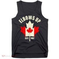 Elbows Up Canada Est 1867 Proud Canadian Strong Canada Tank Top thumb 0