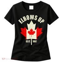 Elbows Up Canada Est 1867 Proud Canadian Strong Canada Women's T-Shirt thumb 0