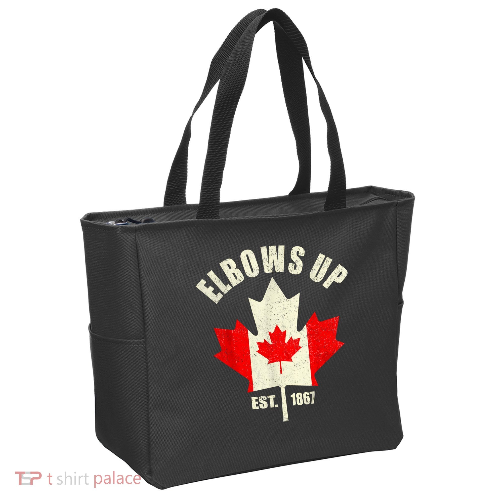 Elbows Up Canada Est 1867 Proud Canadian Strong Canada Tote Bag