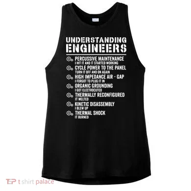 Explained Understanding Engineers Mechanical Engineering Ladies PosiCharge Tri-Blend Wicking Tank