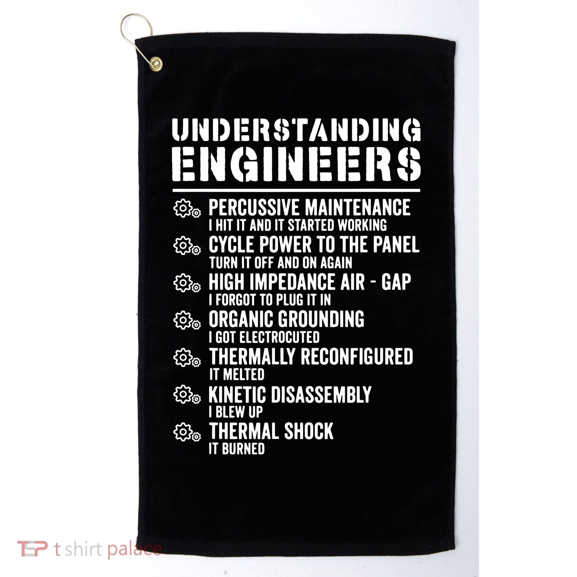 Explained Understanding Engineers Mechanical Engineering Golf Towel