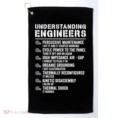 Explained Understanding Engineers Mechanical Engineering Golf Towel