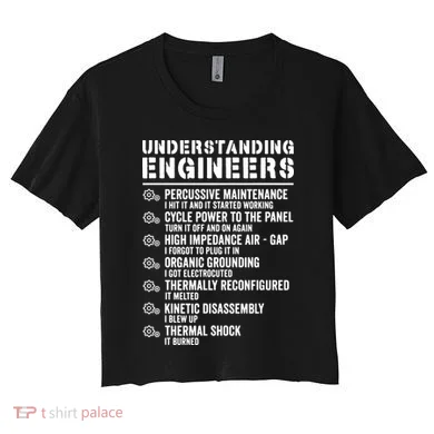 Explained Understanding Engineers Mechanical Engineering Women's Crop Top Tee