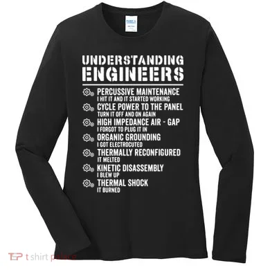 Explained Understanding Engineers Mechanical Engineering Women's Long Sleeve Shirt