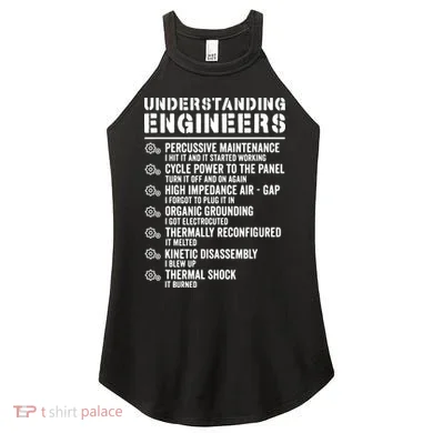 Explained Understanding Engineers Mechanical Engineering Women's Perfect Tri Rocker Tank