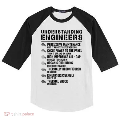 Explained Understanding Engineers Mechanical Engineering Kids Colorblock Raglan Jersey