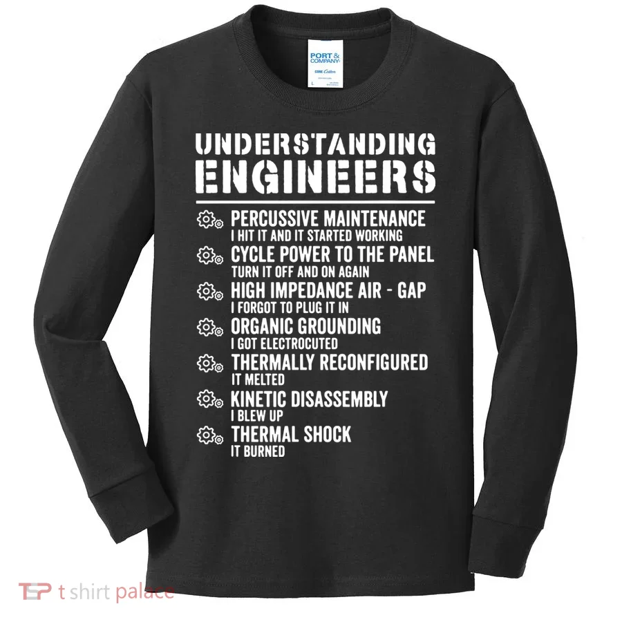 Explained Understanding Engineers Mechanical Engineering Kids Long Sleeve Shirt