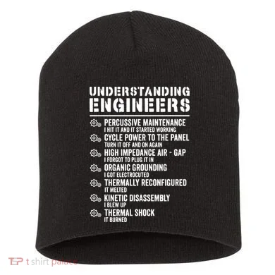 Explained Understanding Engineers Mechanical Engineering Short Acrylic Beanie