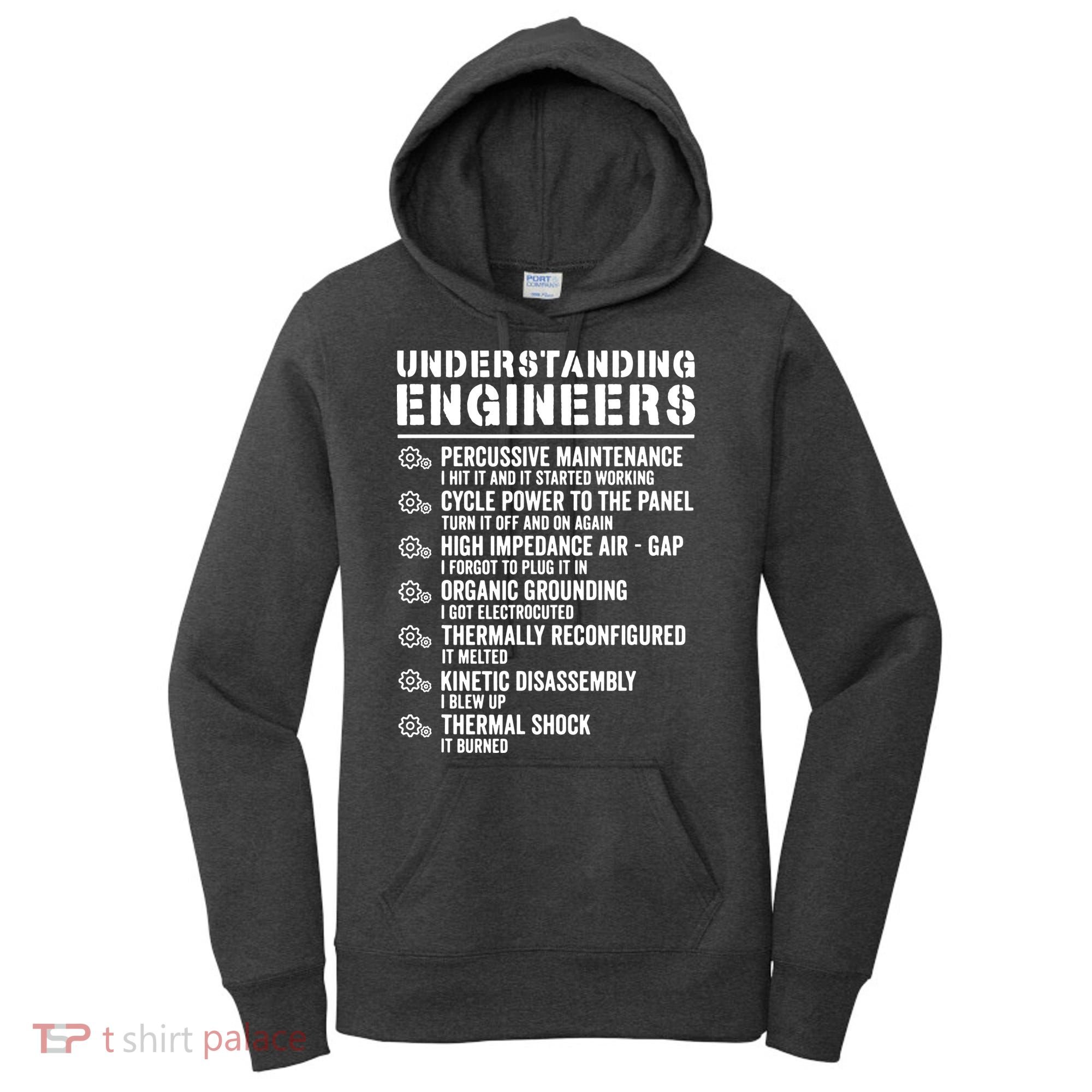 Explained Understanding Engineers Mechanical Engineering Women's Hoodie