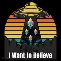 Ethereum UFO Encounter Retro Sunset, I Want To Believe Crypto Coffee Mug thumb 5
