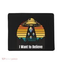 Ethereum UFO Encounter Retro Sunset, I Want To Believe Crypto Mousepad thumb 0