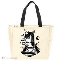 Emo Unicorn Tote Bag thumb 0
