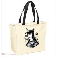 Emo Unicorn Tote Bag thumb 2