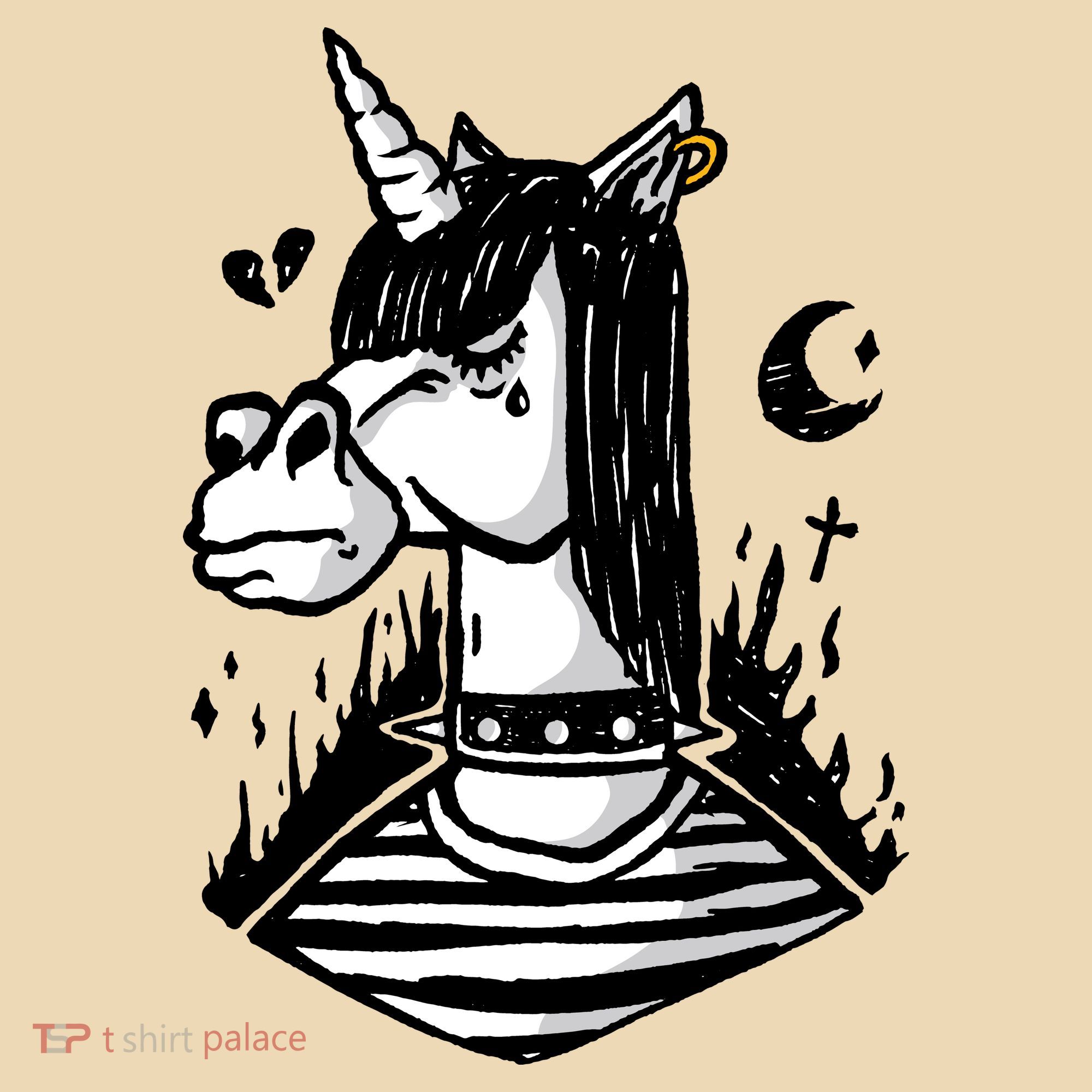 Emo Unicorn Tote Bag