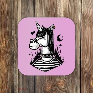 Emo Unicorn Coaster