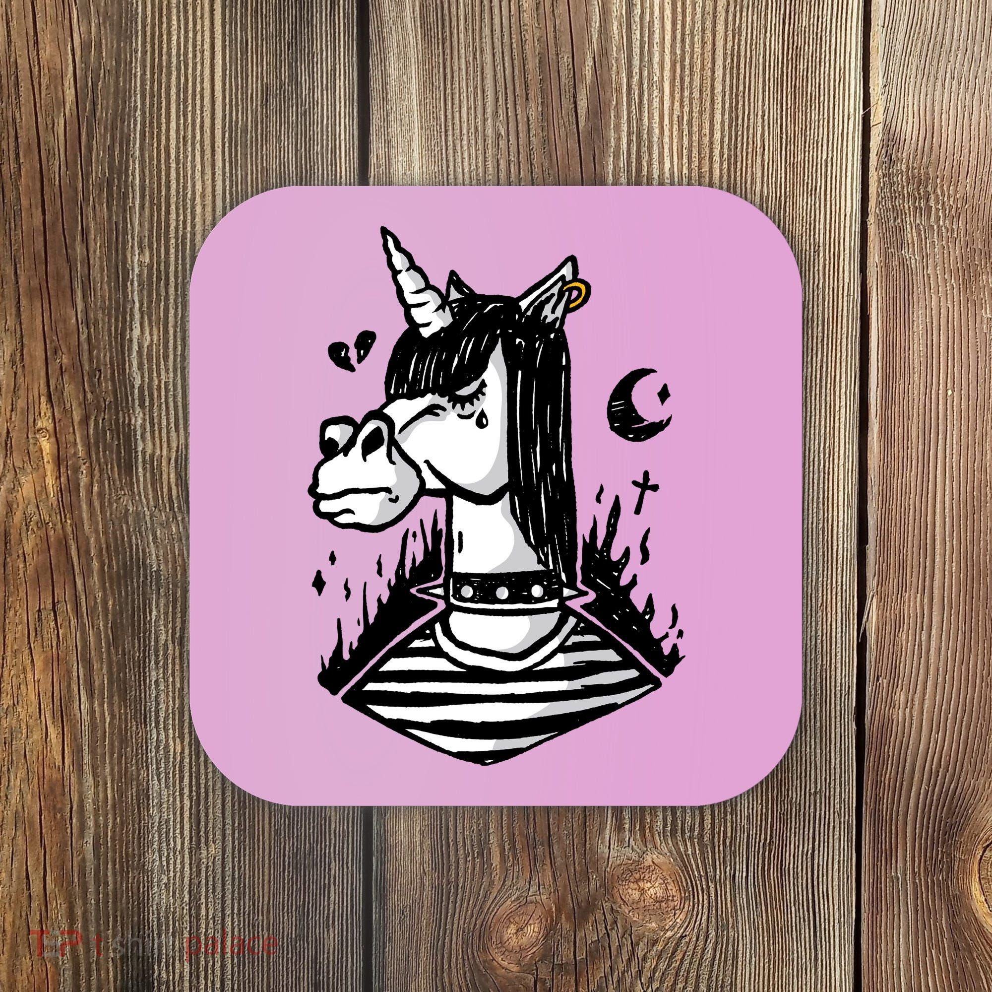 Emo Unicorn Coaster