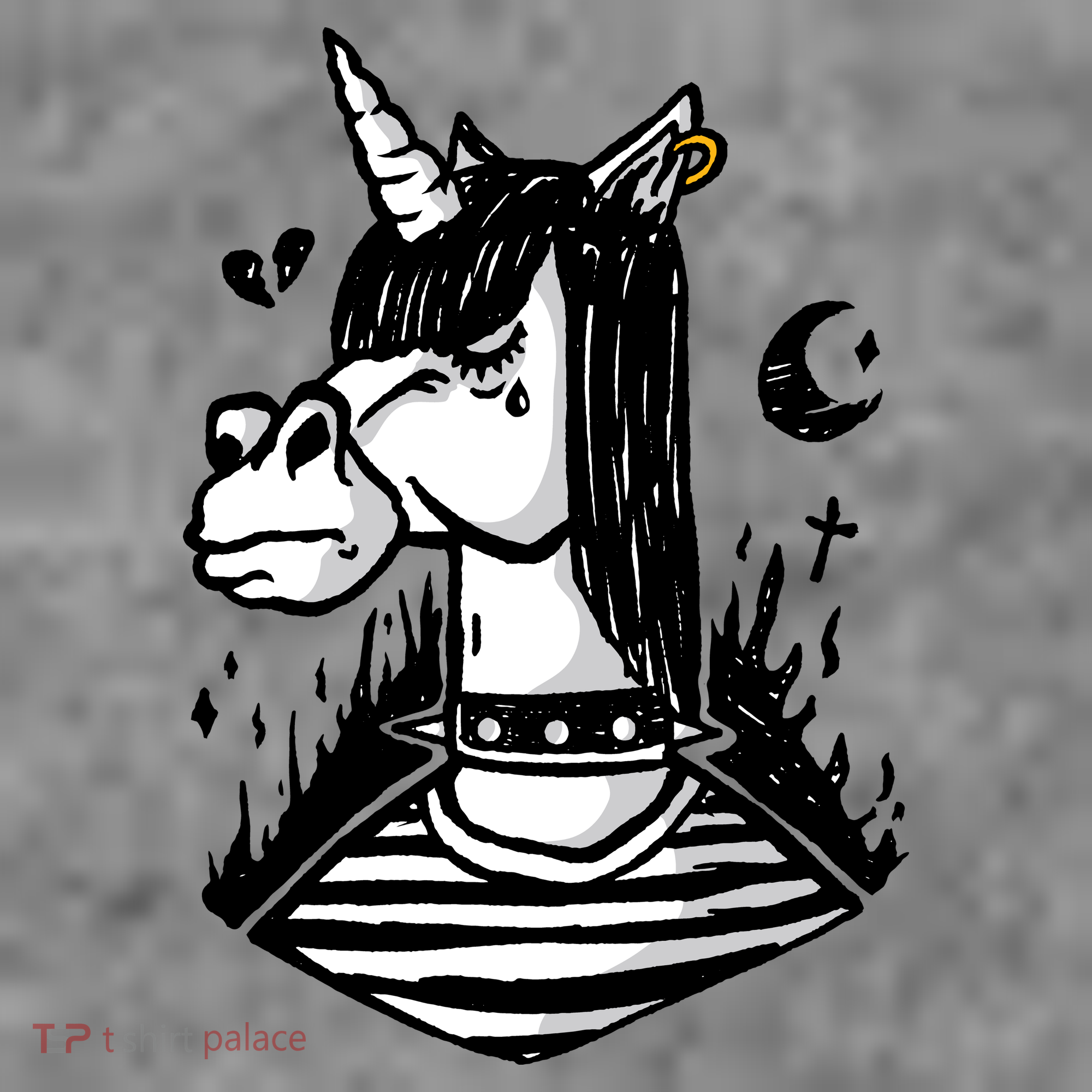 Emo Unicorn Toddler Hoodie