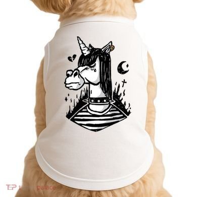 Emo Unicorn Doggie Tank