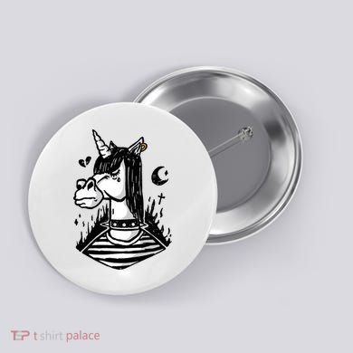 Emo Unicorn Button