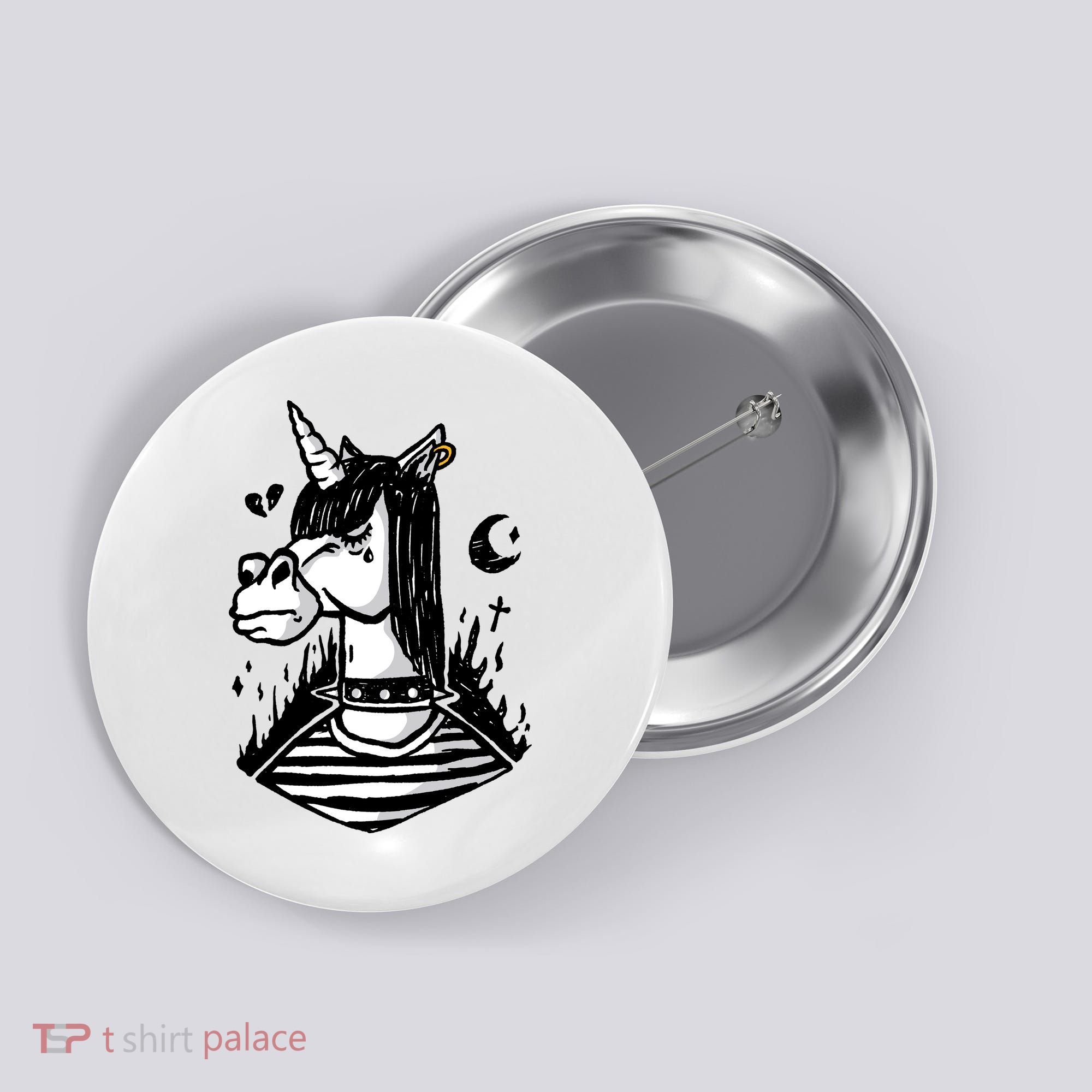 Emo Unicorn Button