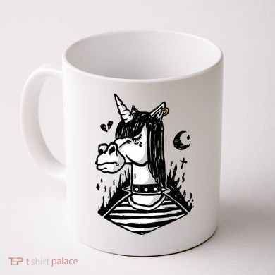 Emo Unicorn Coffee Mug