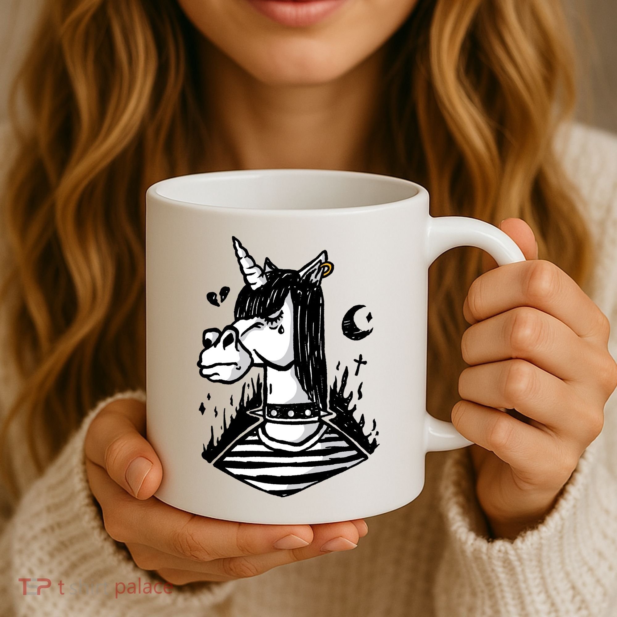 Emo Unicorn Coffee Mug