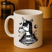 Emo Unicorn Coffee Mug thumb 4