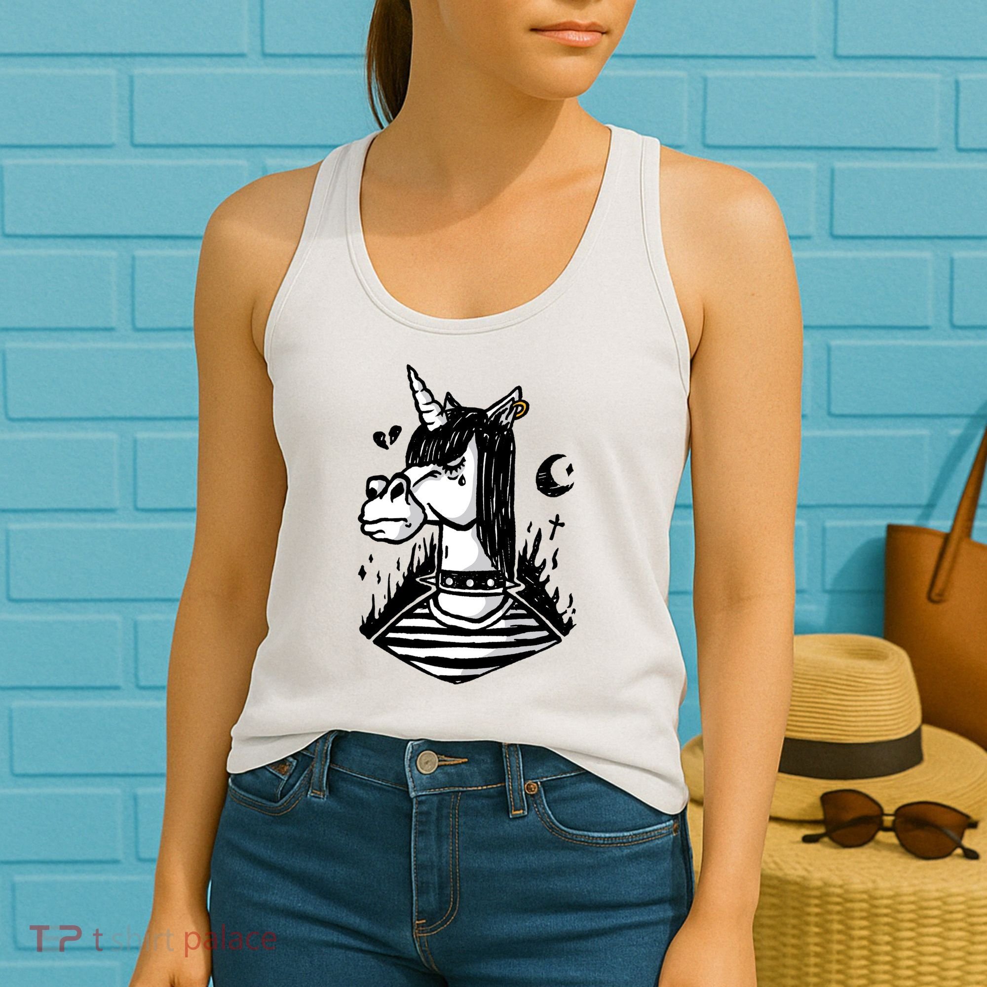 Emo Unicorn Women's Tank Top