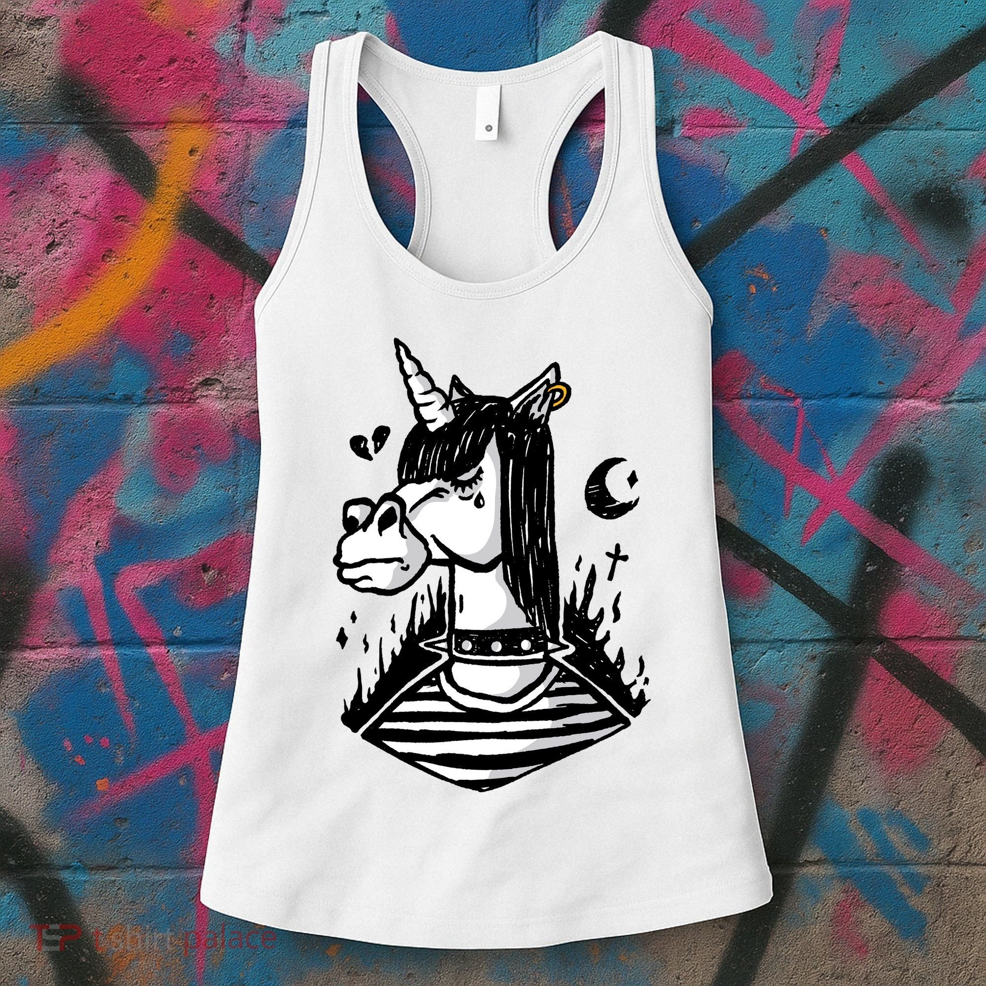 Emo Unicorn Women's Tank Top