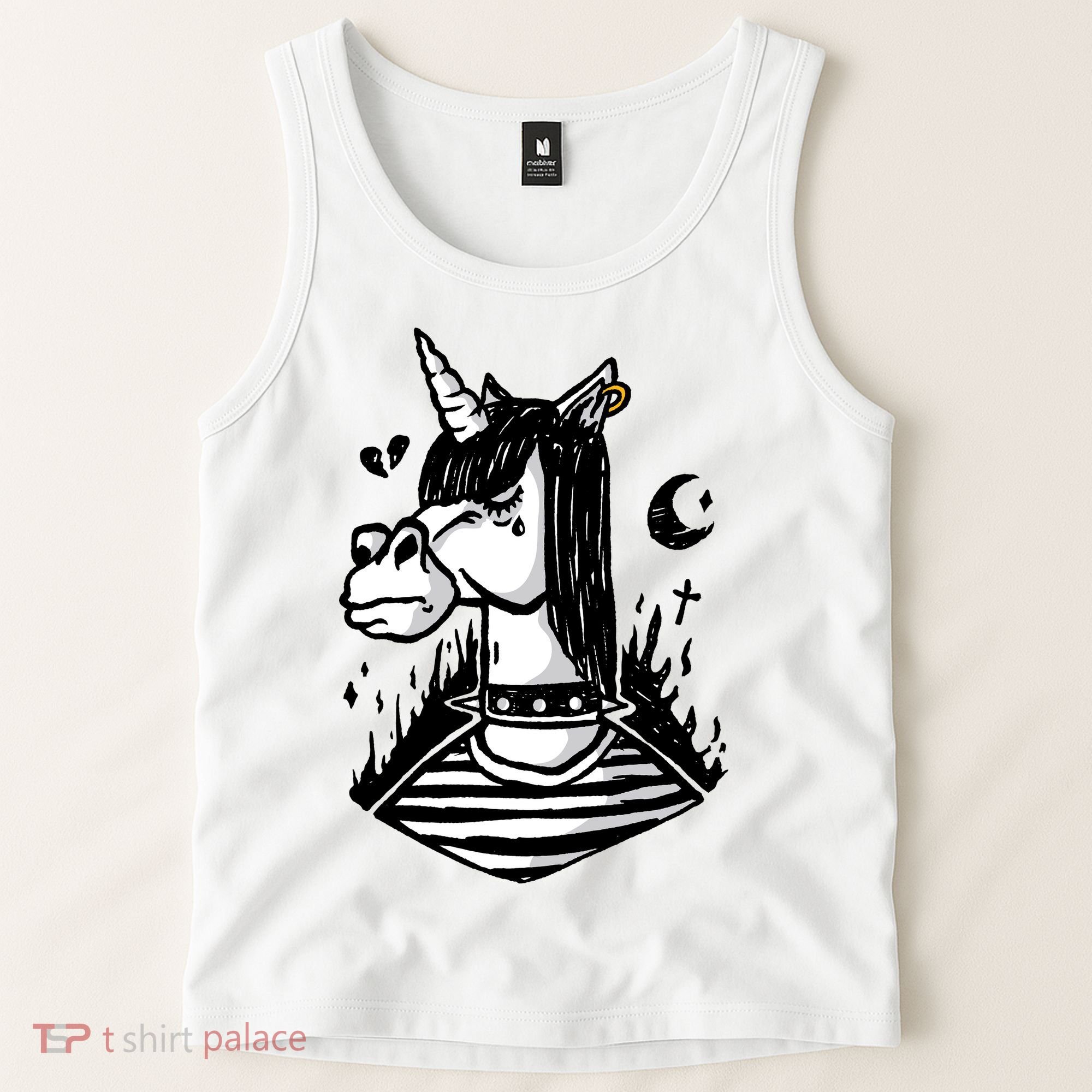 Emo Unicorn Tank Top