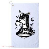 Emo Unicorn Golf Towel thumb 0