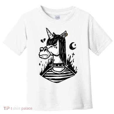 Emo Unicorn Toddler T-Shirt