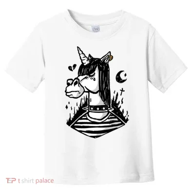 Emo Unicorn Toddler T-Shirt