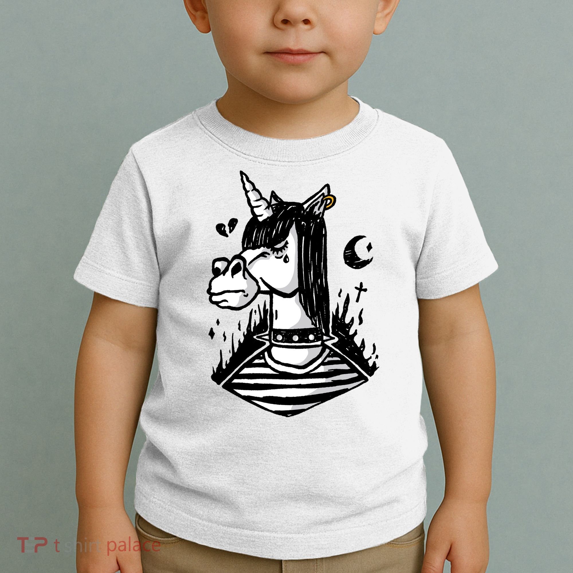 Emo Unicorn Toddler T-Shirt