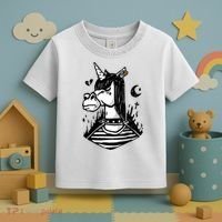 Emo Unicorn Toddler T-Shirt thumb 3