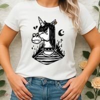 Emo Unicorn Women's T-Shirt thumb 2