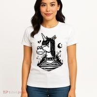 Emo Unicorn Women's T-Shirt thumb 4