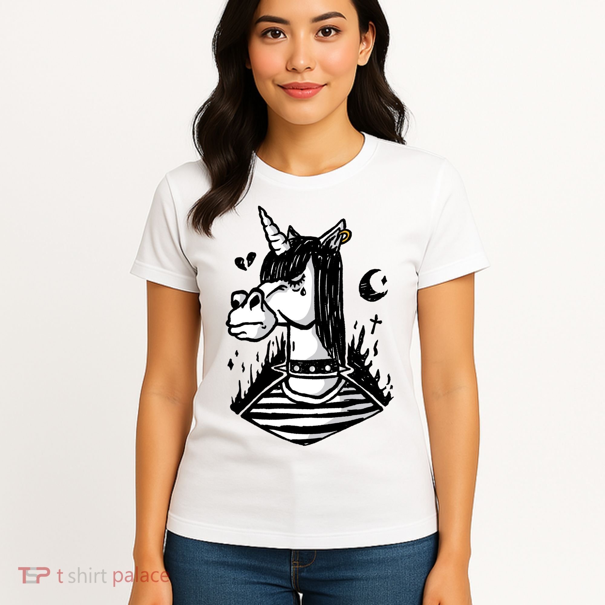 Emo Unicorn Women's T-Shirt