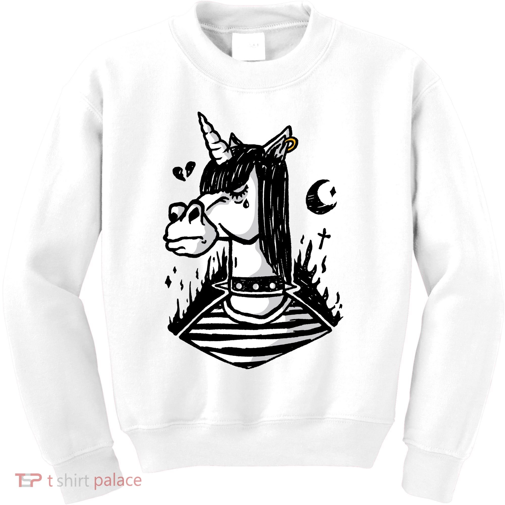 Emo Unicorn Kids Sweatshirt