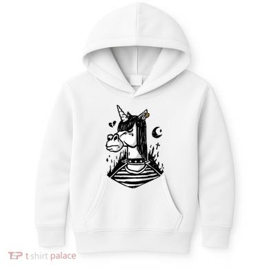 Emo Unicorn Kids Hoodie