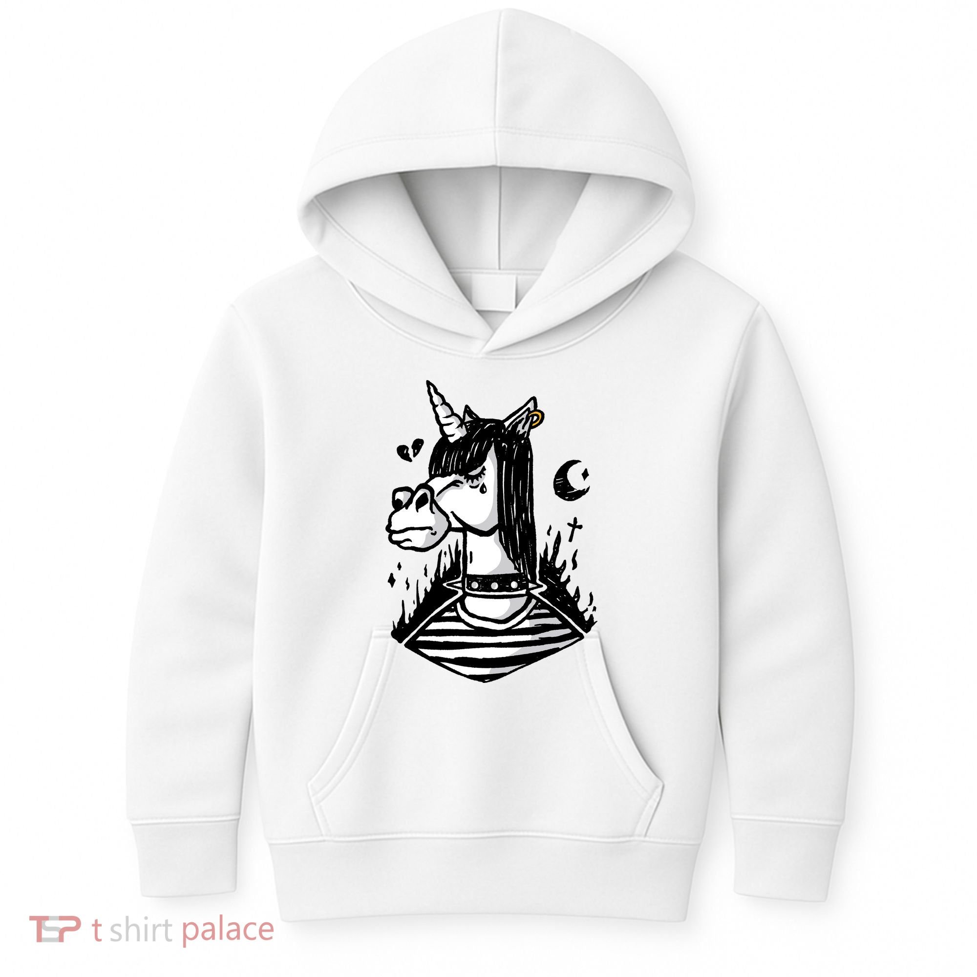 Emo Unicorn Kids Hoodie