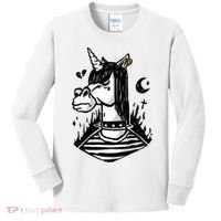Emo Unicorn Kids Long Sleeve Shirt thumb 0