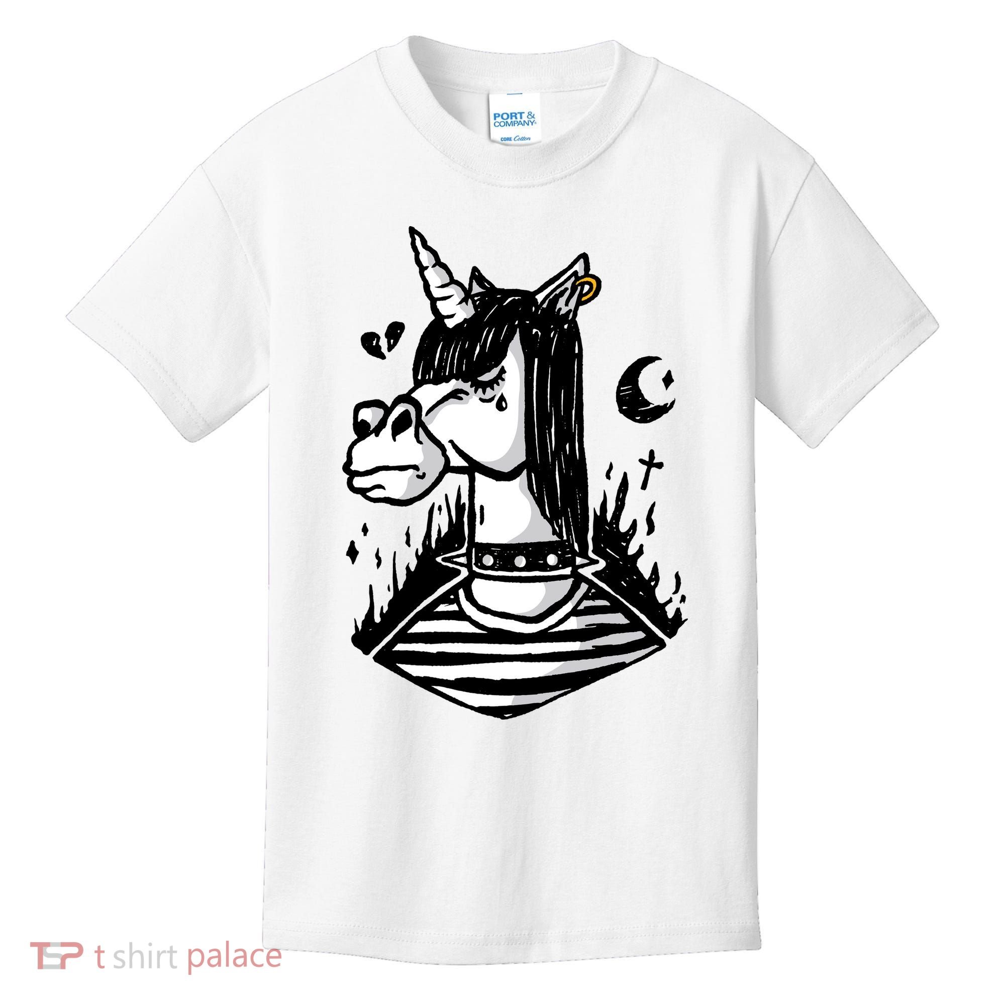Emo Unicorn Kids T-Shirt