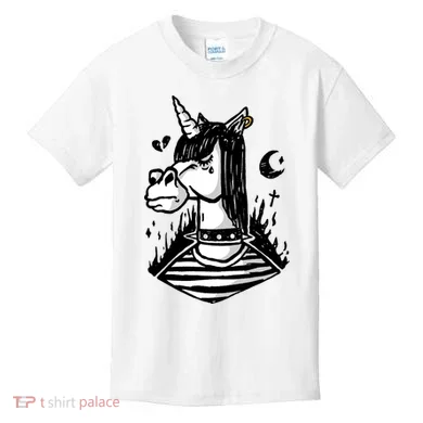 Emo Unicorn Kids T-Shirt