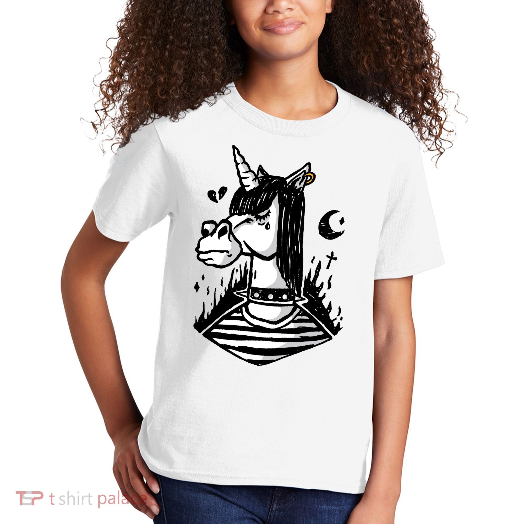 Emo Unicorn Kids T-Shirt